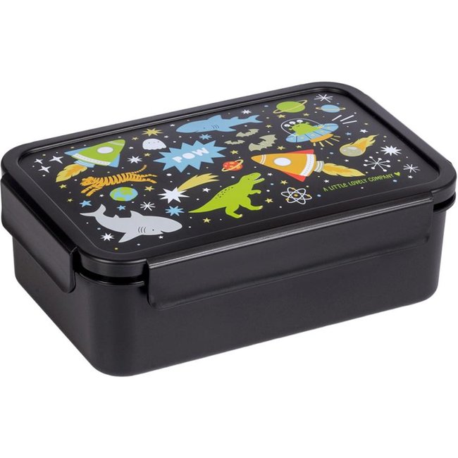 Lunch box GALAXIE noir, vert, blanc <span itemprop=