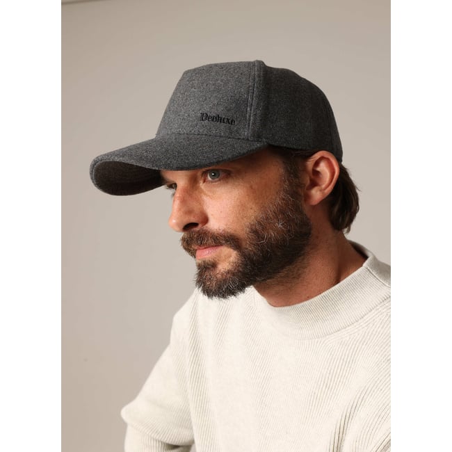 Casquette en laine avec logo ton sur ton ULYSON - DEELUXE