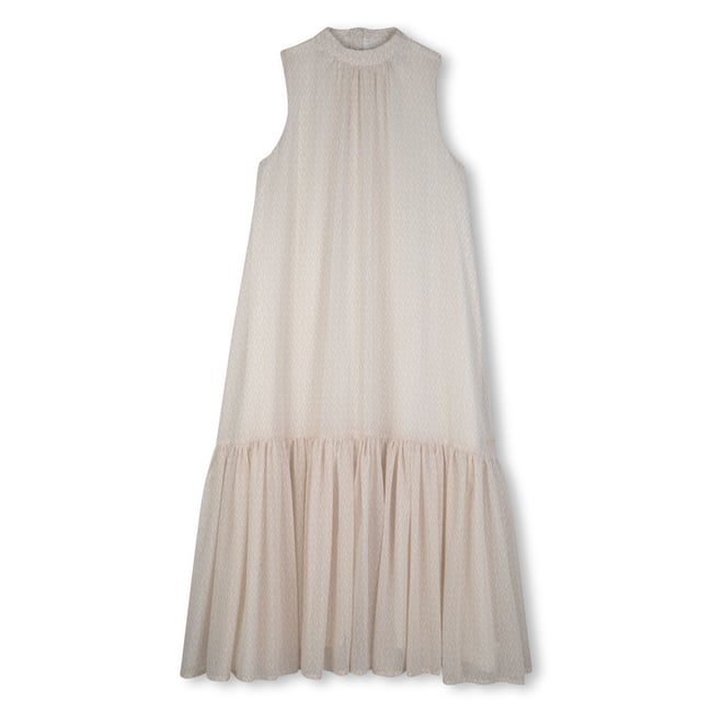 Robe longue sans manches riz <span itemprop=