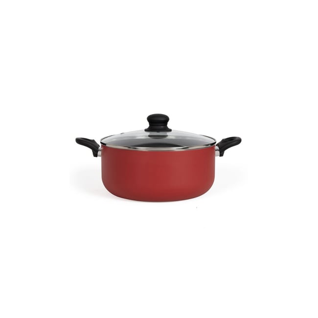 Faitout 28 cm PREMIER CHEF rouge <span itemprop=
