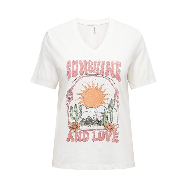 T-shirt stampata a maniche corte - ONLY