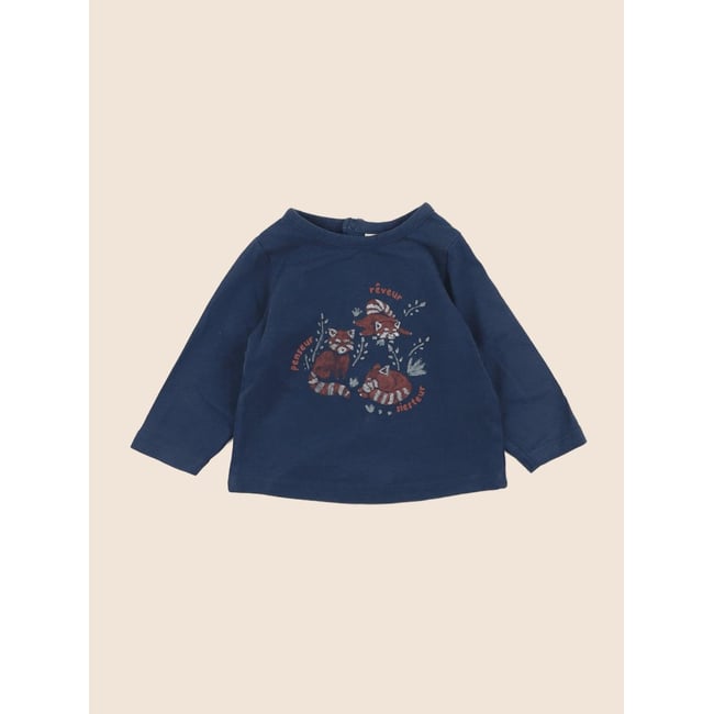 Tee-shirt - Très bon état bleu <span itemprop=
