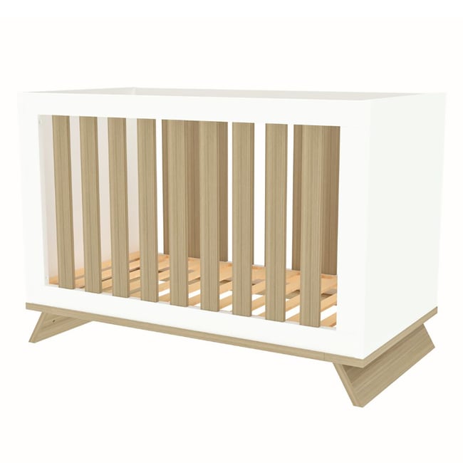 Lit Evolutif 60x120cm - SIENNA - Blanc - PREMIERS MOMENTS