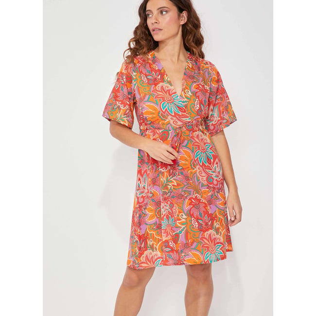 Robe coton bio évasée ZAINA - LA FIANCÉE