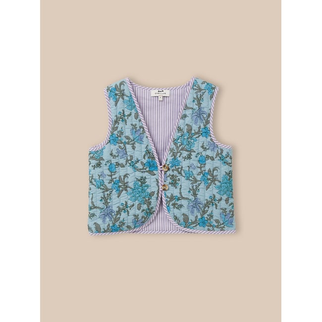 Veste matelassée  imprimé Flore imprimé flore <span itemprop=