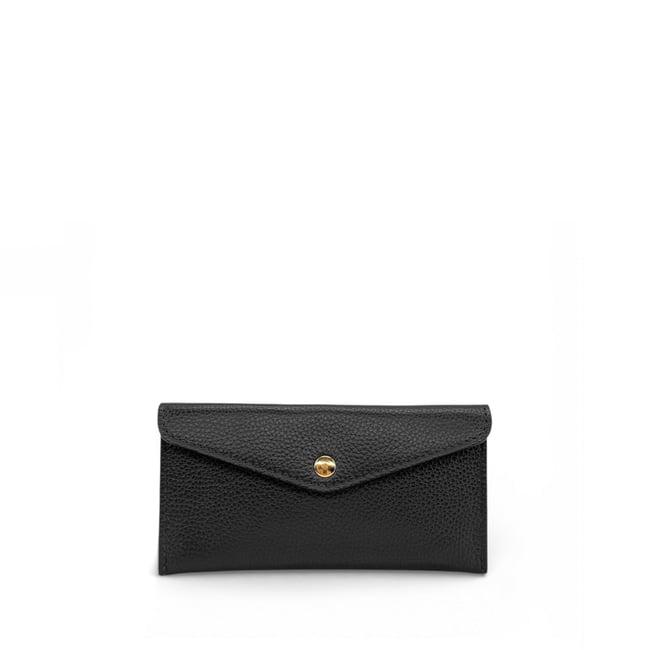 Portefeuille porte-carte en cuir grainé italien CLOE - OH MY BAG