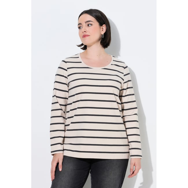 T-shirt rayé, coupe Classic Fit - ULLA POPKEN