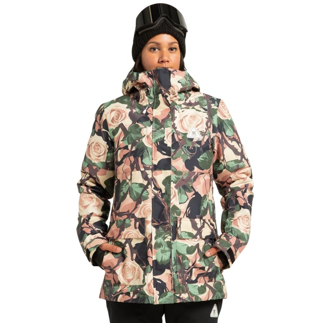 DC Shoes Technical Outerwear|Technical Jackets Femme ADJTJ03052 beige rose and thorn <span itemprop=