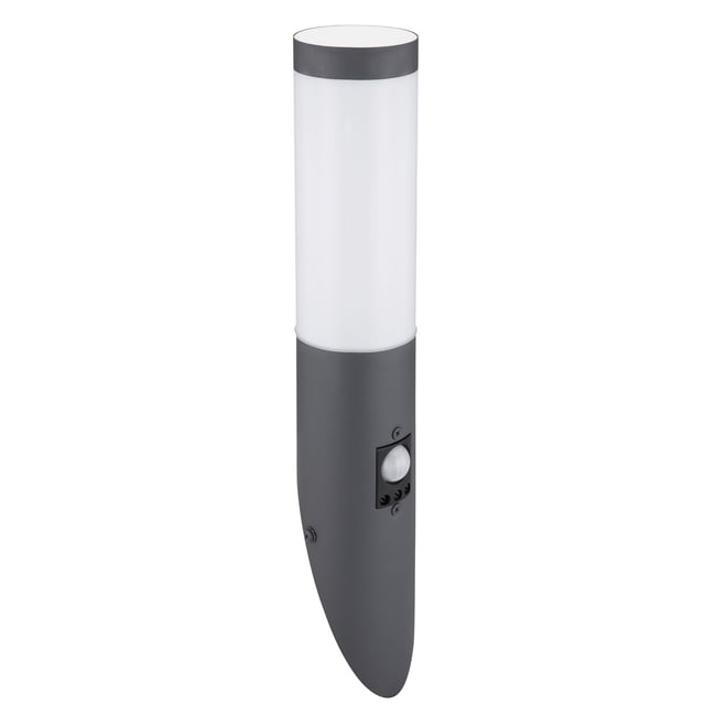 Borne Luminaire D'extérieur Avec Capteur Couleur gris <span itemprop=