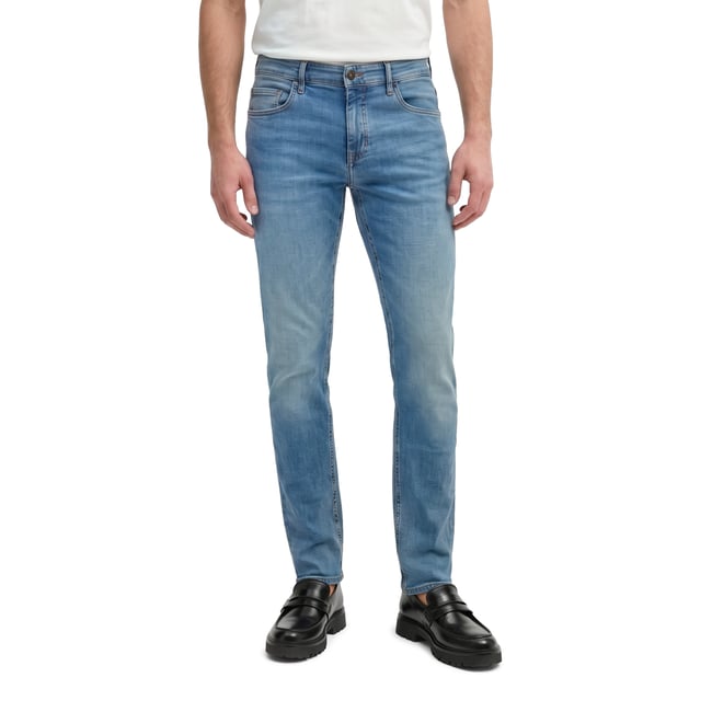 Jeans modèle Sjöbo shaped texture denim Cross Hatch décontractée bleu <span itemprop=