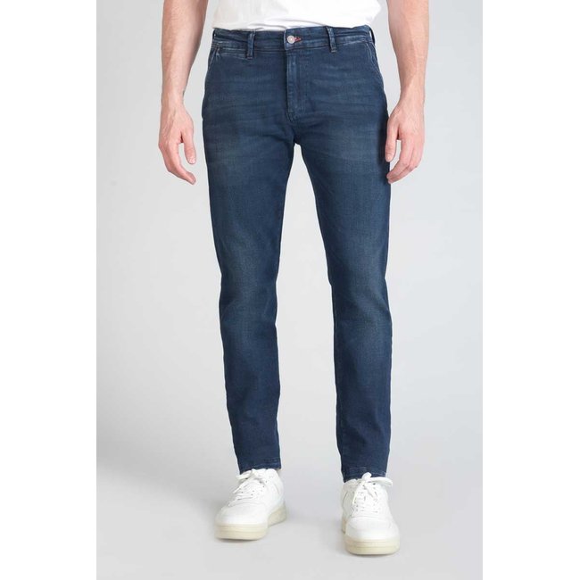 Jeans chino, longueur 34 blue <span itemprop=