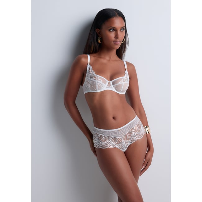 Shorty Vibes blanc <span itemprop=
