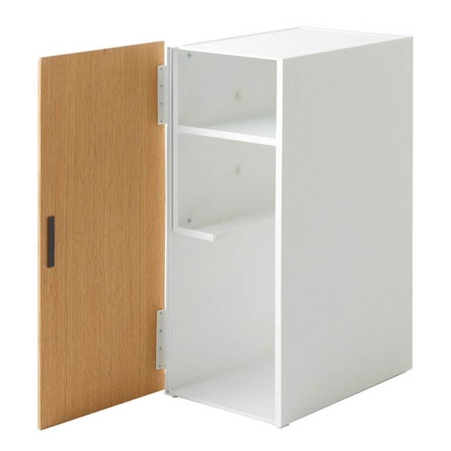 Armoire rangement bureau console jeux Tower Couleur blanc <span itemprop=
