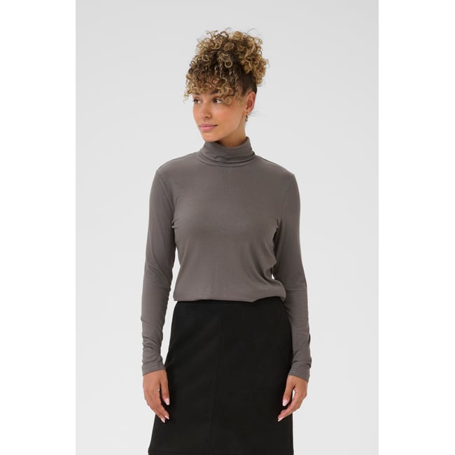 T-shirt à manches longues gris granite gray <span itemprop=