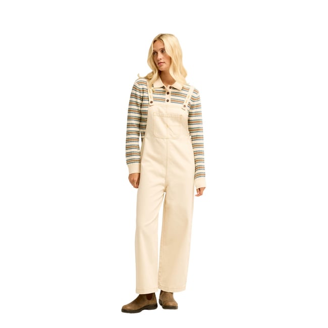 Salopette en jean PACIFIC blanc white cap <span itemprop=