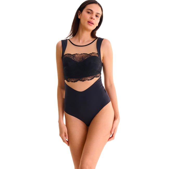 Body brésilien sans armatures CHARISMA noir <span itemprop=