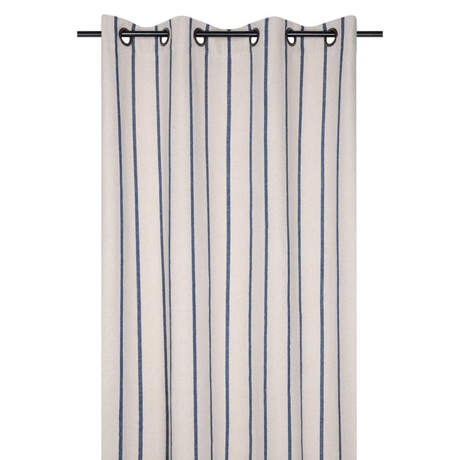 Rideau à œillets 135x260  Montauban anthracite coton v002229 <span itemprop=