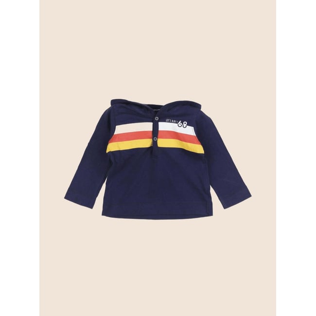 Tee-shirt - Bon état bleu <span itemprop=