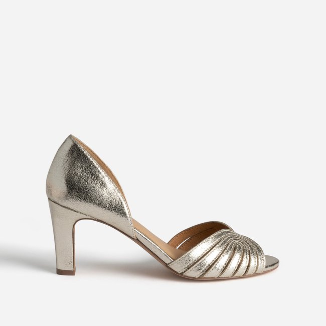 Escarpins ESMA dore <span itemprop=