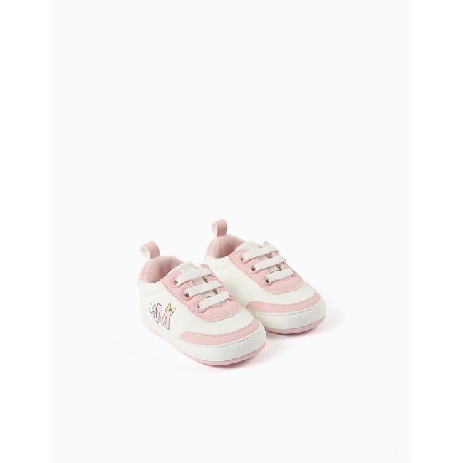 Baskets pré-marche avec imprimé Minnie rose <span itemprop=