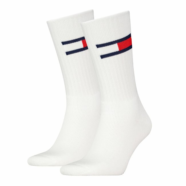 Set van 2 paar hoge kousen met vlag logo - TOMMY HILFIGER
