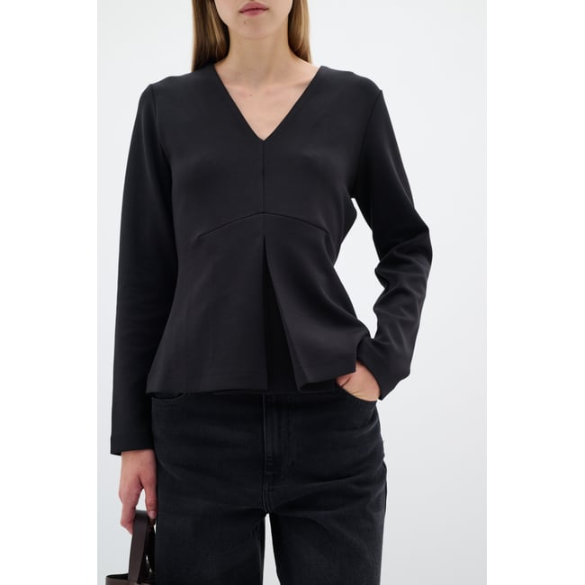 Á manches longues noir black <span itemprop=