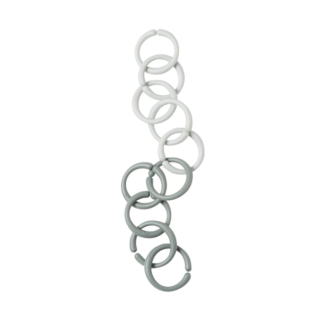 Lot de 10 anneaux de suspension gris - DONE BY DEER