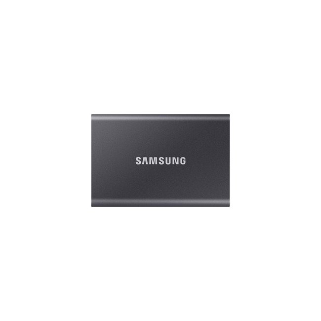Disque dur SSD externe Portable 1To T7 gris titane gris <span itemprop=