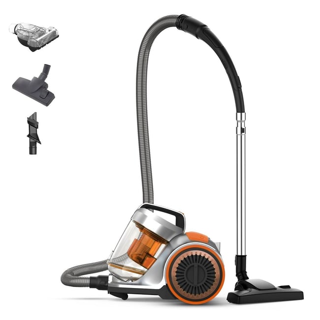 PickUp Ped Corded Cylinder Vacuum Cleaner - CDCY-PPXD, orange, VAX