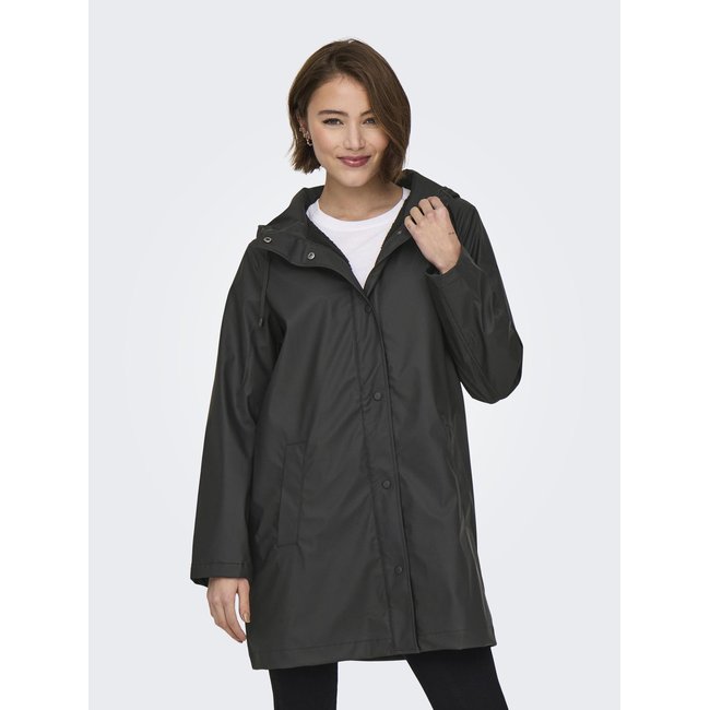 Veste de pluie ONLY black <span itemprop=