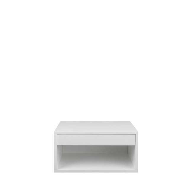 Table de chevet murale 1 niche, 1 tiroir en bois- MANO - DRAWER