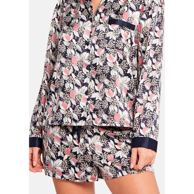 Short de nuit  taille haute Idole imprimé floral <span itemprop=