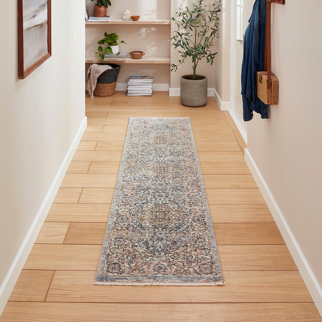 Vintage Border Faded Runner - SO'HOME