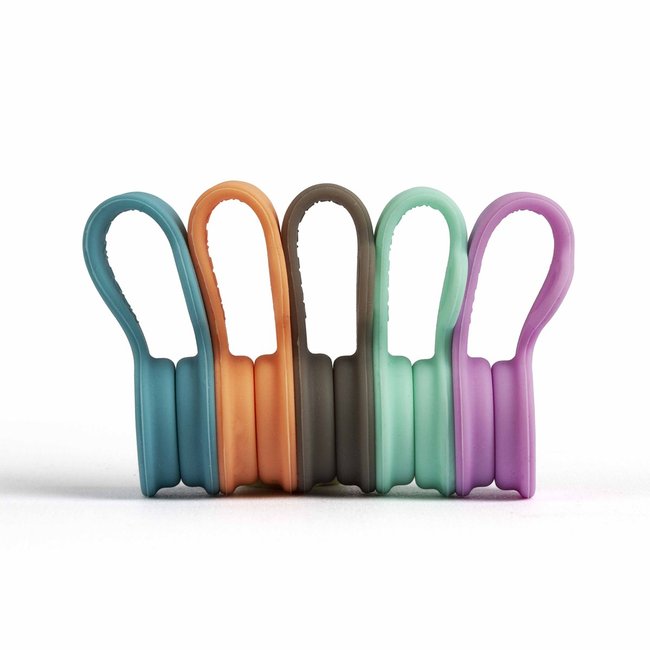Set De 5 Clips Magnétiques multicolore <span itemprop=
