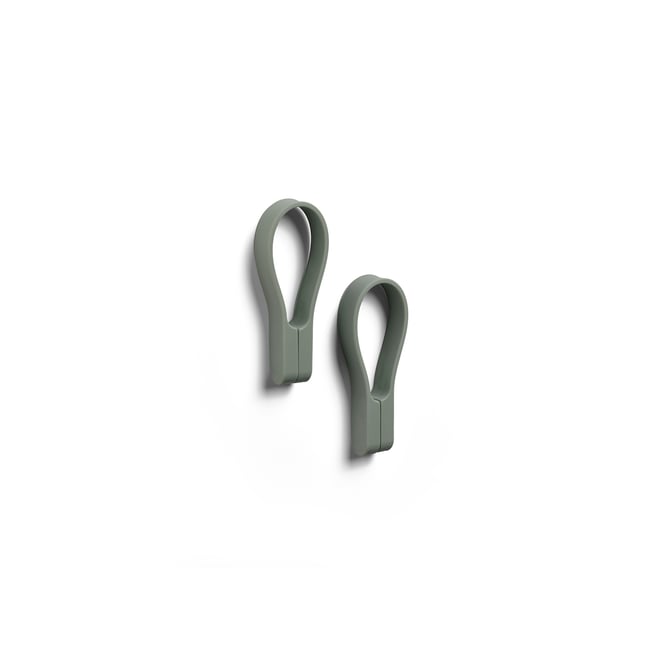 Lot de 2 sangles magnétiques pour serviette LOOP MAGNET Couleur vert olive <span itemprop=