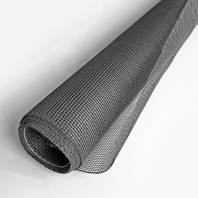 Toile de moustiquaire grise en fibre de verre gris anthracite <span itemprop=