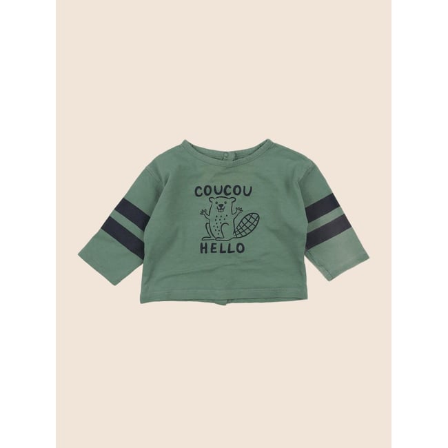 Tee-shirt - Très bon état vert <span itemprop=