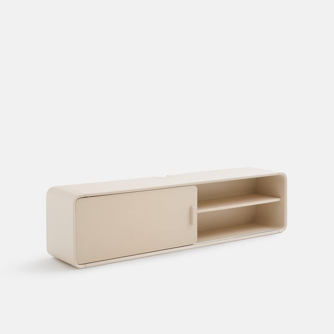 Hangkast voor TV, matgelakt, lengte 140 cm, REDAG - LA REDOUTE INTERIEURS