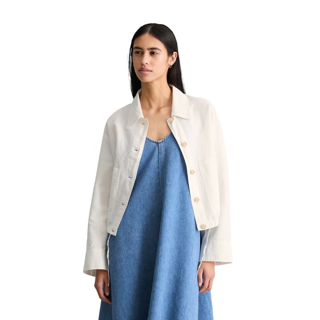 Veste relaxed en mélange de lin et de coton - MARC O’POLO DENIM