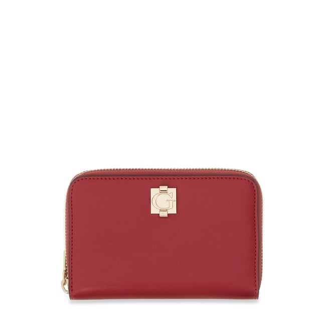 Portefeuille Audrey rouge foncé <span itemprop=