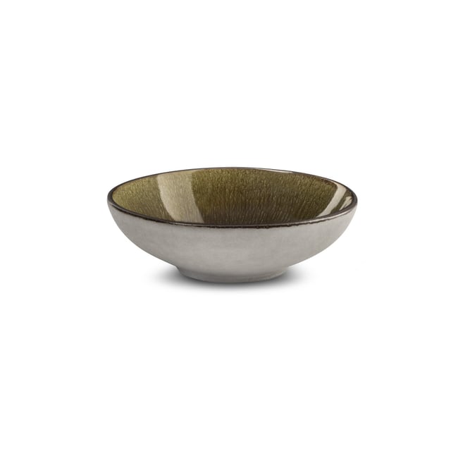 Coupelle grand modèle 14.5 cm (lot de 6) - Couleur vert olive <span itemprop=