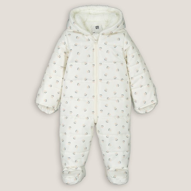 Combipilote chaude à capuche imprimé fleurs imprimé LA REDOUTE COLLECTIONS
