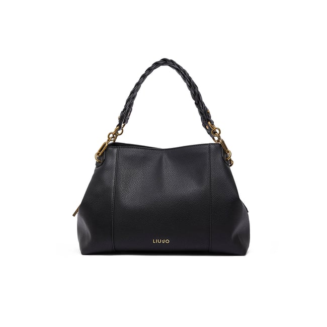 Sac satchel format moyen noir <span itemprop=