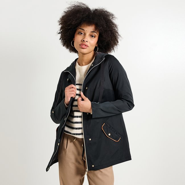 Parka légère noir <span itemprop=