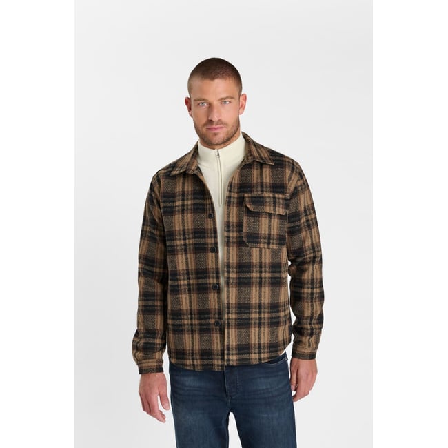 Surchemise ALVI camel <span itemprop=
