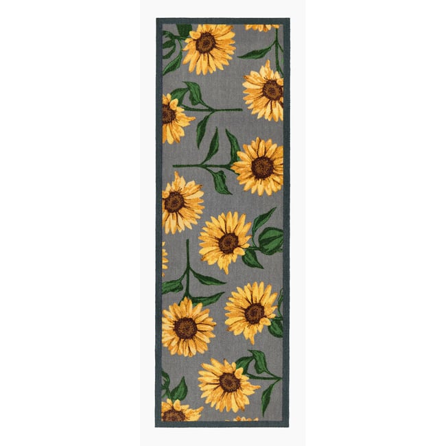 My Sunflowers Indoor Runner Mat, yellow, MY MAT