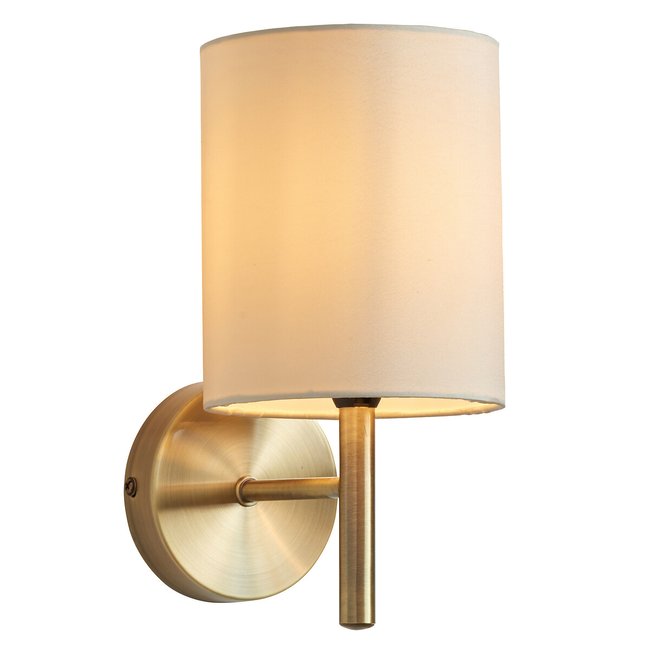 Contemporary LED Wall Light, aged brass, SO'HOME