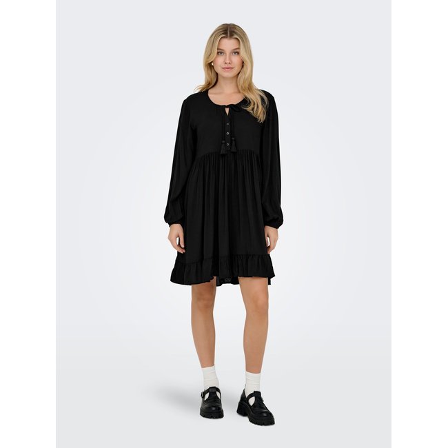 Robe JDYSTARR Robe midi noire - black <span itemprop=