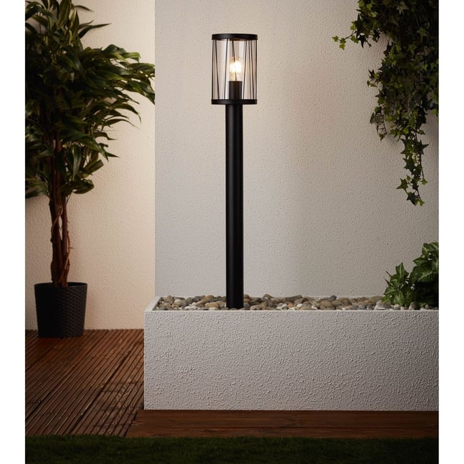 Lampadaire    REED Couleur noir <span itemprop=