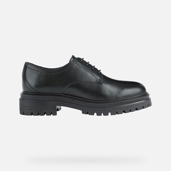 Derbies cuir respirantes Iridea noir <span itemprop=